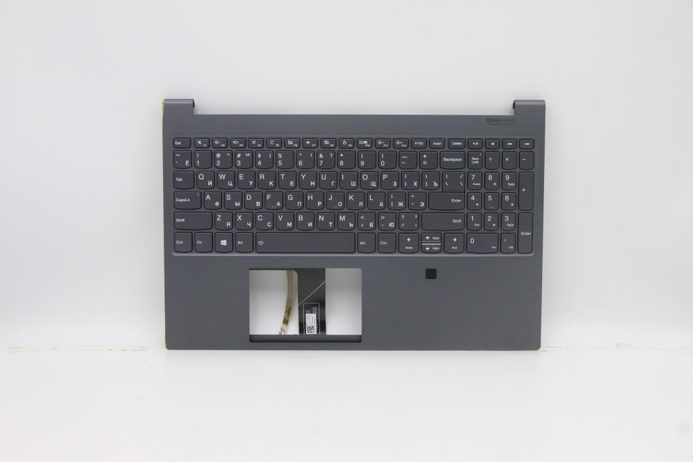 Верхняя панель с клавиатурой (топкейс) для ноутбука Lenovo Yoga 9-15IMH5. раскладка - русская, с подсветкой, серая (5CB0Z37703), оригинал