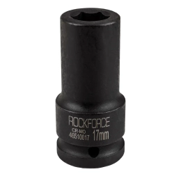 Головка ударная глубокая 3/4", 17мм (6гр.) Rock FORCE RF-46510017  RF-46510017