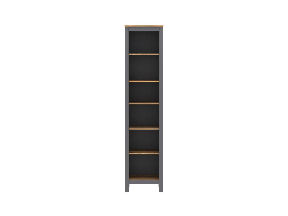 Стеллаж САГА 70 серый/ясень