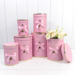 Коробка 21х25.5 см Набор 6 шт "Flowers For You" (Розовый)