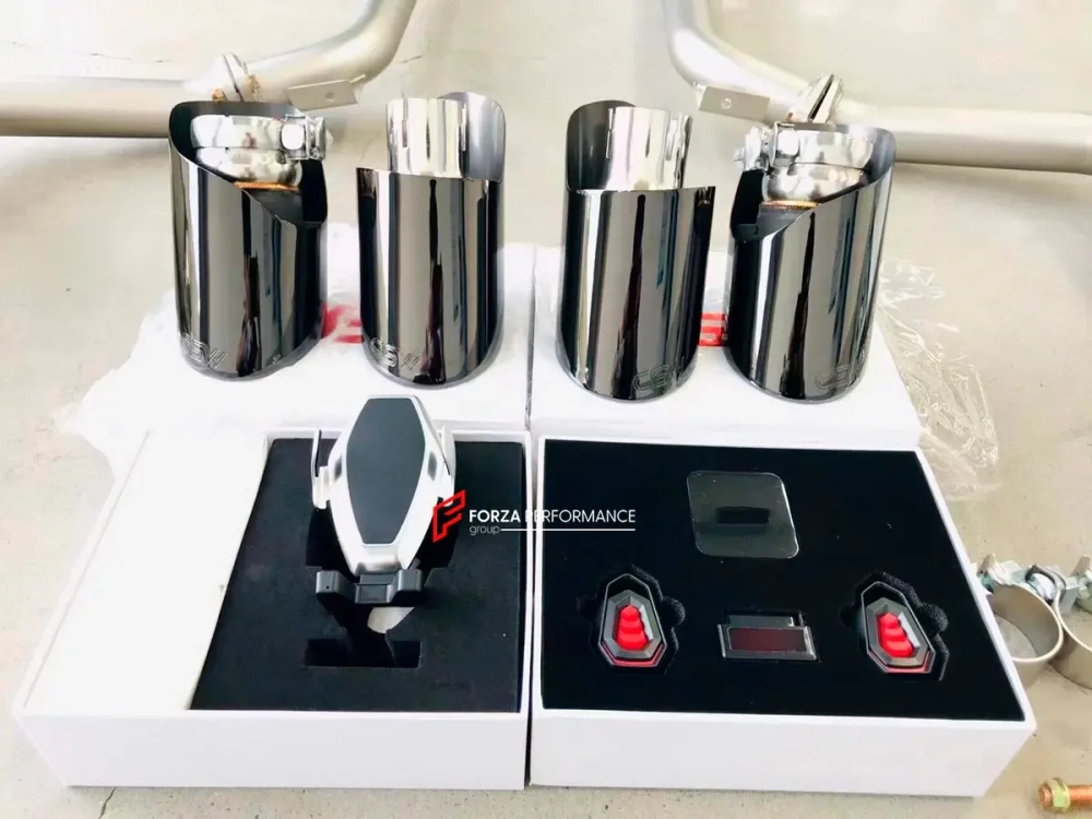 Выхлопная система с заслонками для Porsche Panamera 970 3.6T 2009-2013 Порше Панамера