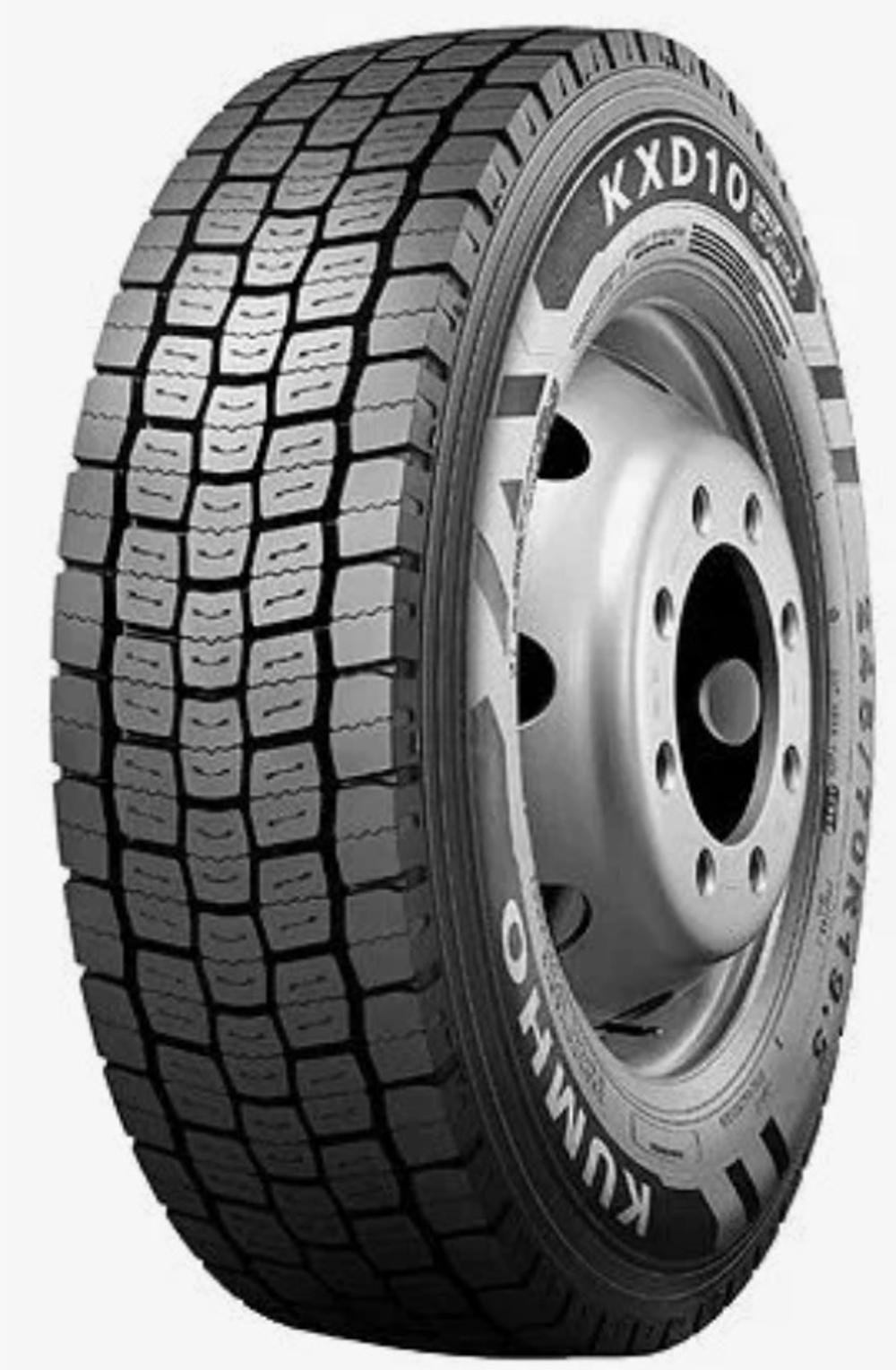 Шины 315/70R22.5 KUMHO KXD10 PR20 154/150L (ведущие оси)