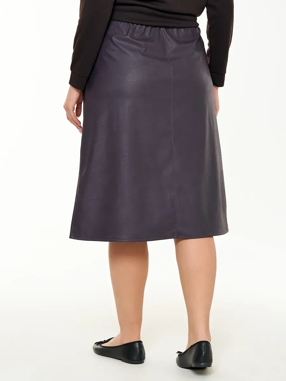 Юбка эко-кожа
