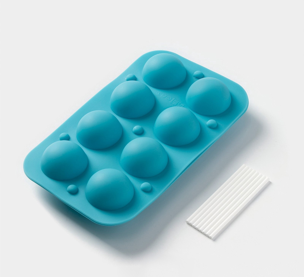 Силиконовая форма для леденцов с палочками 19,5*11,7*3,5см
