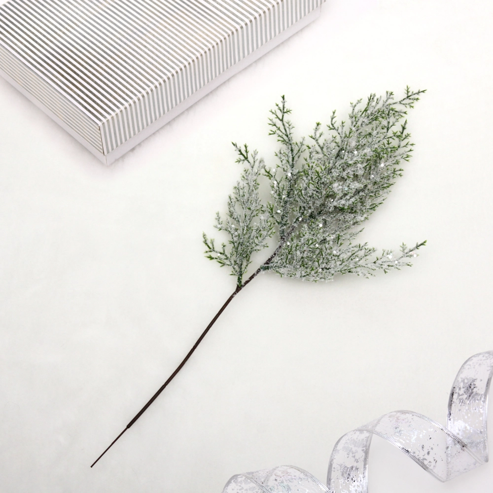 Ветка декоративная «Сказочный иней» 50 см