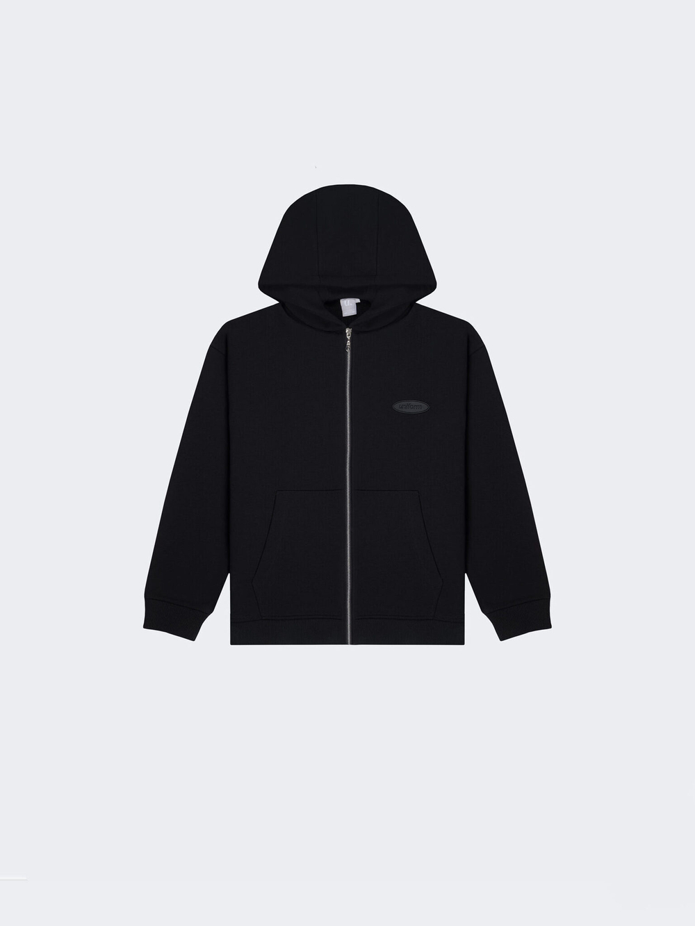 Худи UNIFORM Zip regular, Черный