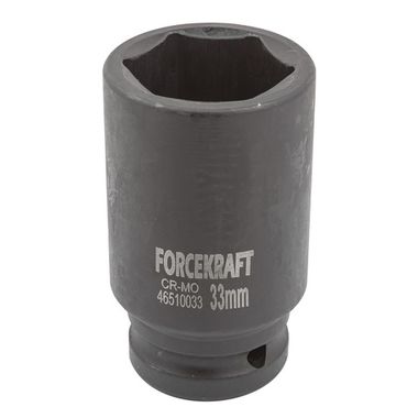 Головка ударная глубокая 3/4'', 33мм (6гр.) FORCEKRAFT FK-46510033