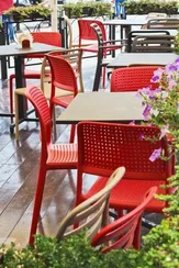 Стул Bora Bistrot красный