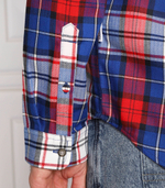рубашка check flannel Tommy Jeans - разноцветная(DM0DM15114)