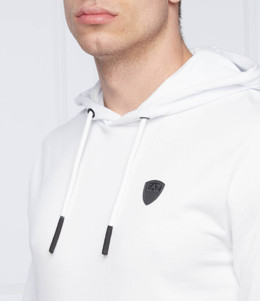 Худи EA7 - белый(8NPM06 PJBPZ)