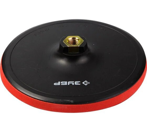 Тарелка опорная под липучку 180мм для УШМ пластиковая Мастер ЗУБР