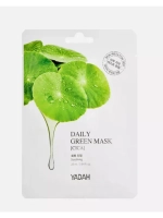 Маска на тканевой основе daily green mask-cica YADAH