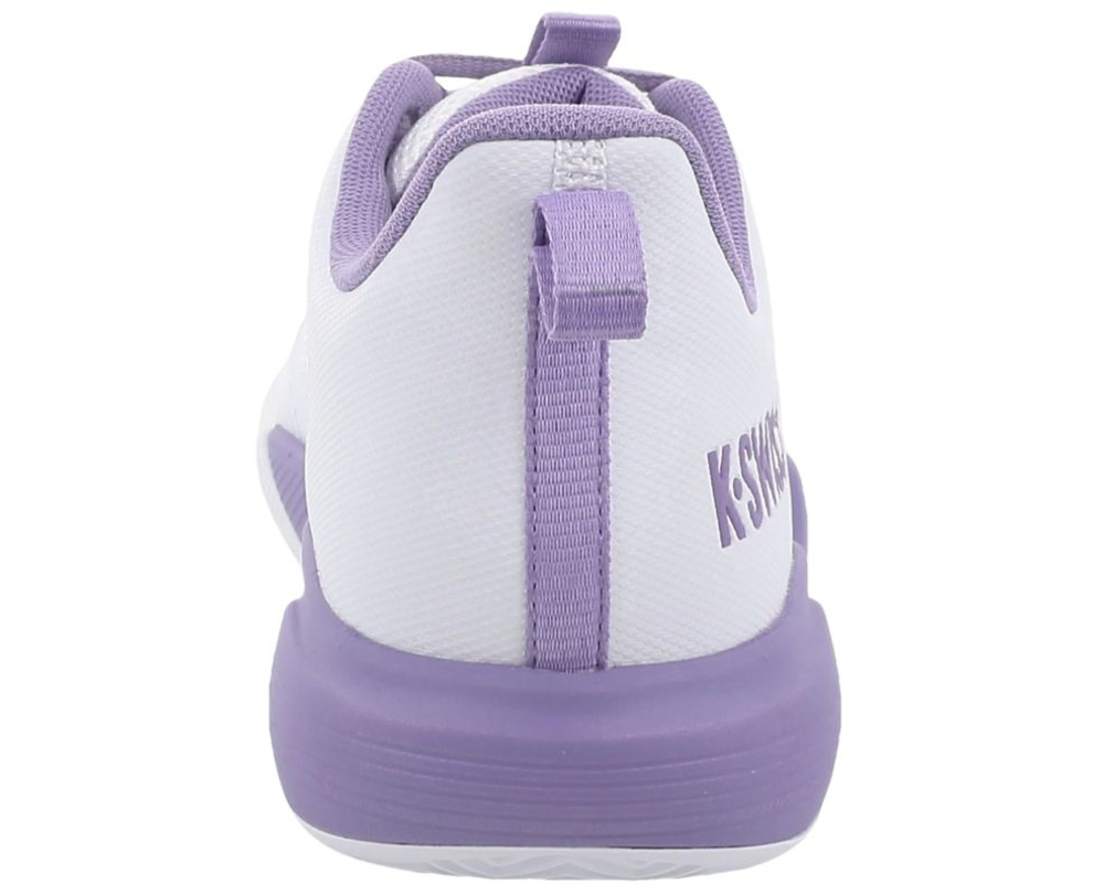 Женские Кроссовки теннисные K-Swiss Ultrashot Light Clay - white/purple haze/neon lavender