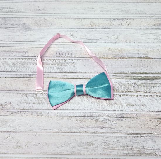 Галстук бабочка классика, лайм глянец