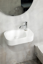 Раковина накладная COLIBRI Corian 480*320*100 Matt White