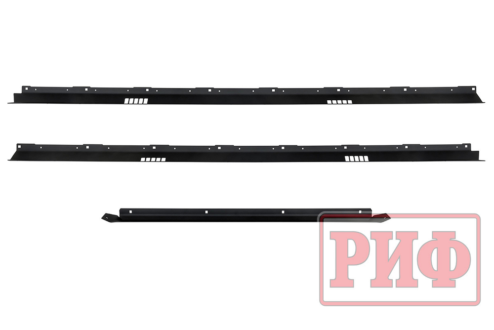 Багажник экспедиционный (платформа) алюминиевый 1150x2080 мм для Mitsubishi Pajero IV (с крепежом) РИФ