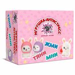 Игрушка-антистресс "МИЛЫЙ ЗАЙКА", 10,5 см, ассорти, 2 цвета, дисплей, JOLLY JOT (ДЖОЛЛИ ДЖОТ), 665794