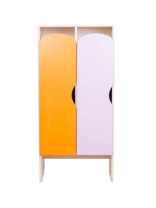 Шкаф детский для одежды "Краски" 2 секции, большой
