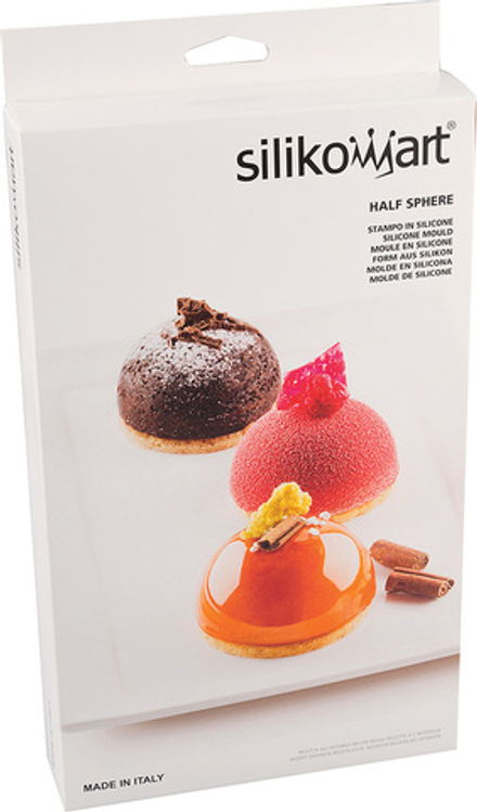 Форма для запекания Silikomart Forma do ciastek Sf002 Half Sphere, круглая, силикон