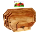 Набор разделочных досок «Гайка» в кассете 38*22*1,8см, 34*20*1,8см, 30*18*1,8см