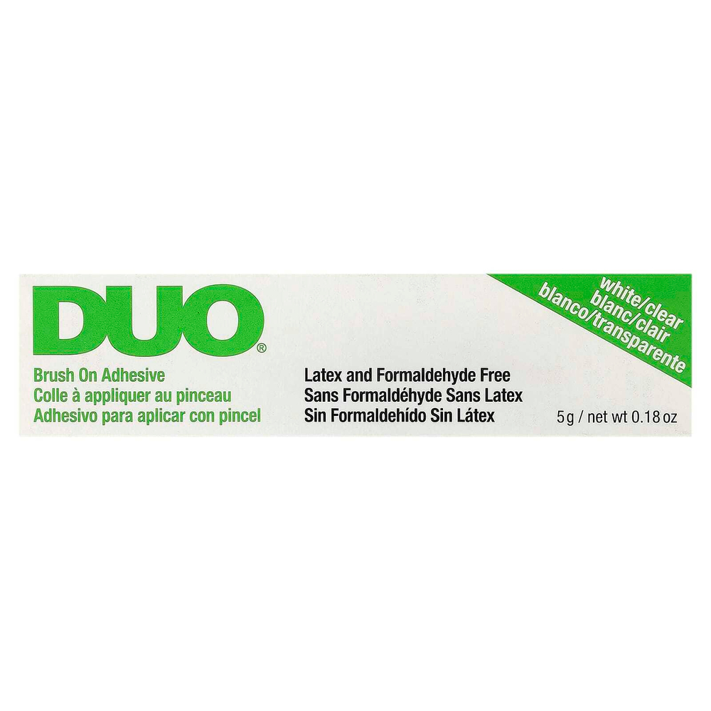 DUO, Кисть для нанесения клея, белый / прозрачный, 5 г (0,18 унции)