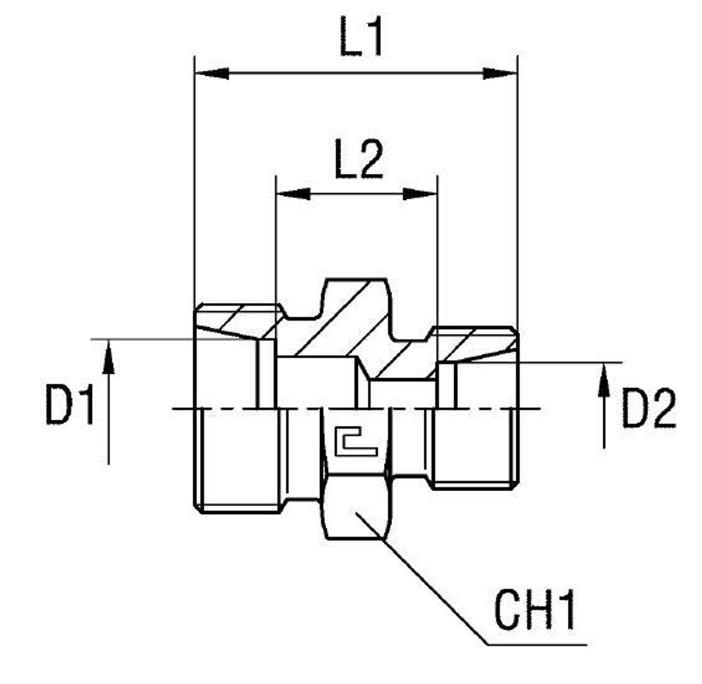 Соединение PR DL12 DL06 (корпус)