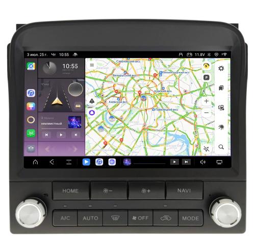 Магнитола для Toyota Land Cruiser 100, Lexus LX470 1998-2002 (климат на цветном экране) - Kuberg QLed, Android 13, Быстрейшая, CarPlay, SIM-слот