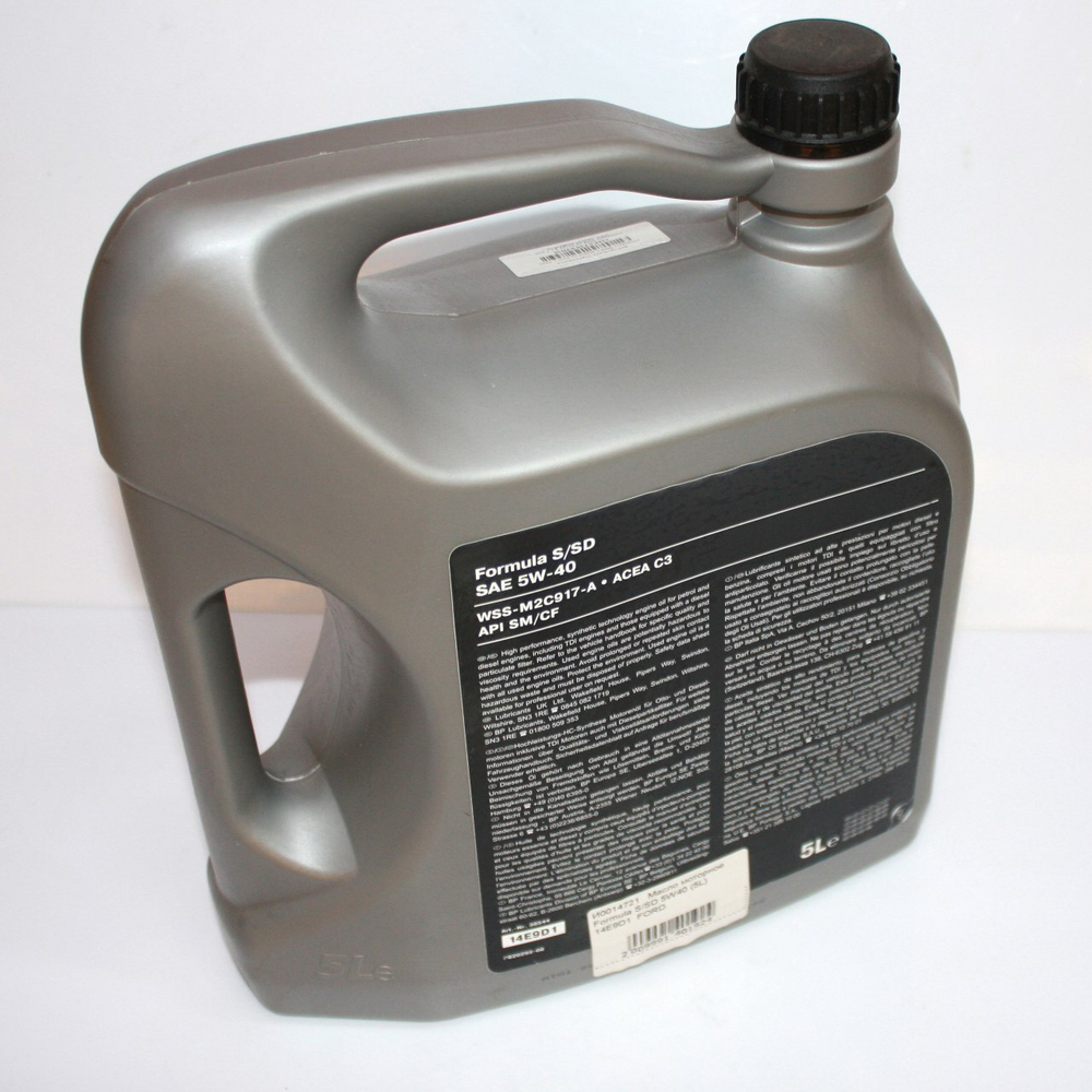 Масло моторное 14E9D1 Ford Formula S/SD 5W-40 синтетическое 5л