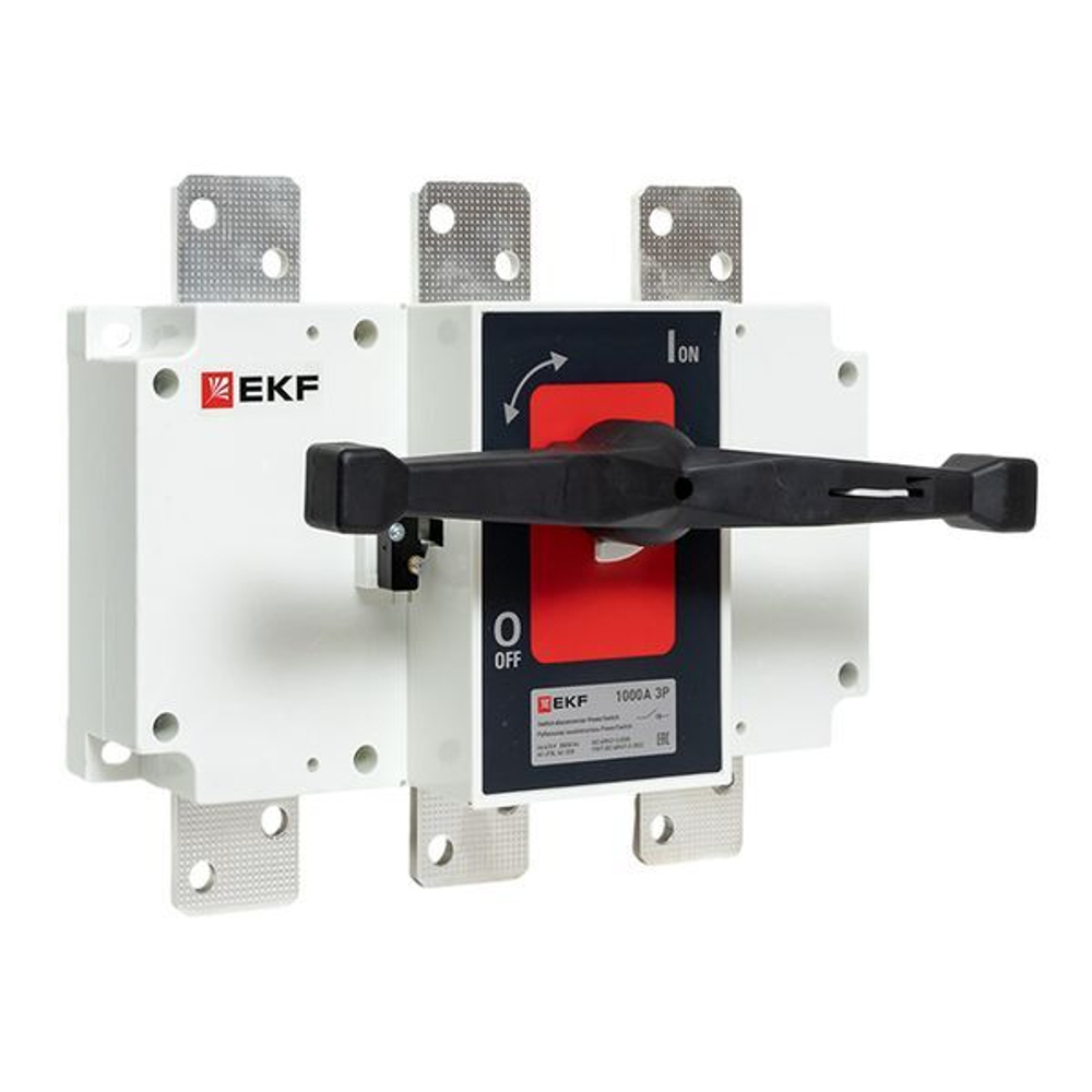 Рубильник-выключатель 1000A 3P c рукояткой управления для прямой установки PowerSwitch EKF