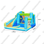 Батут домашний "Водная горка 2" 4,5*4*2,6 м