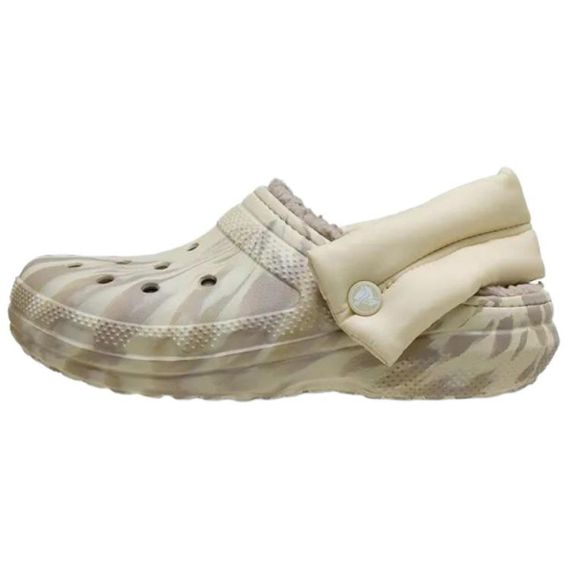 Crocs Classic Puffy Marble 'Bone White'