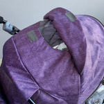 Коляска комбинированная «Наши детки» 6 баклажан с полоской (арт. НДТ6/6)