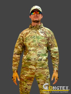 Куртка SoftShell Gongtex Outdoor Tactical Suit (без флиса). Мультикам