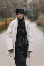 Повязка на голову меховая