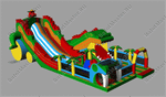 Большая и высокая горка "Змей Горыныч 3" 17*10*9 м