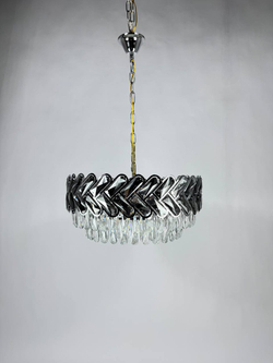 Люстра подвесная Lanbos, 12 ламп Е14, 480 Вт, до 20 кв м, хром