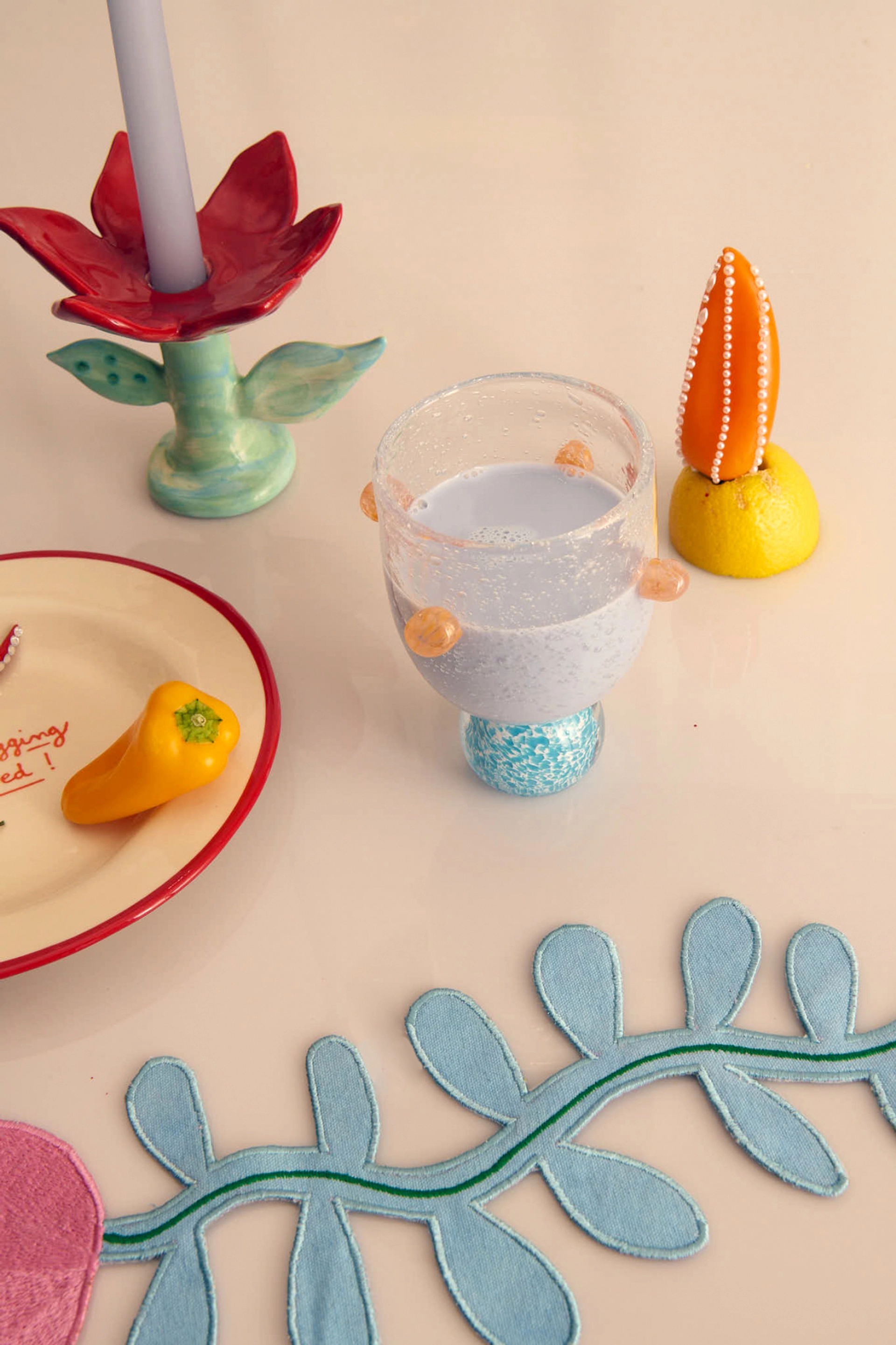 Набор стаканов Dotty Blue & Pink