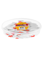 Виброхвост несъедобный Helios Vigor 3,75"/9.5 см White 20шт. (HS-6-001-N-20)