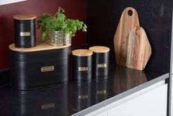 Емкость для хранения сахара Otto черная 1,4 л