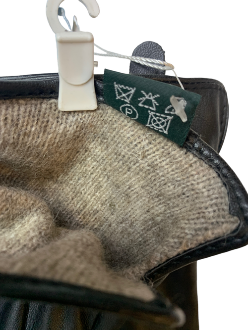 Yongsheng.Эко кожа. Подклад трикотаж-шерсть.Перчатки.Мужские.10 шт в упаковке.