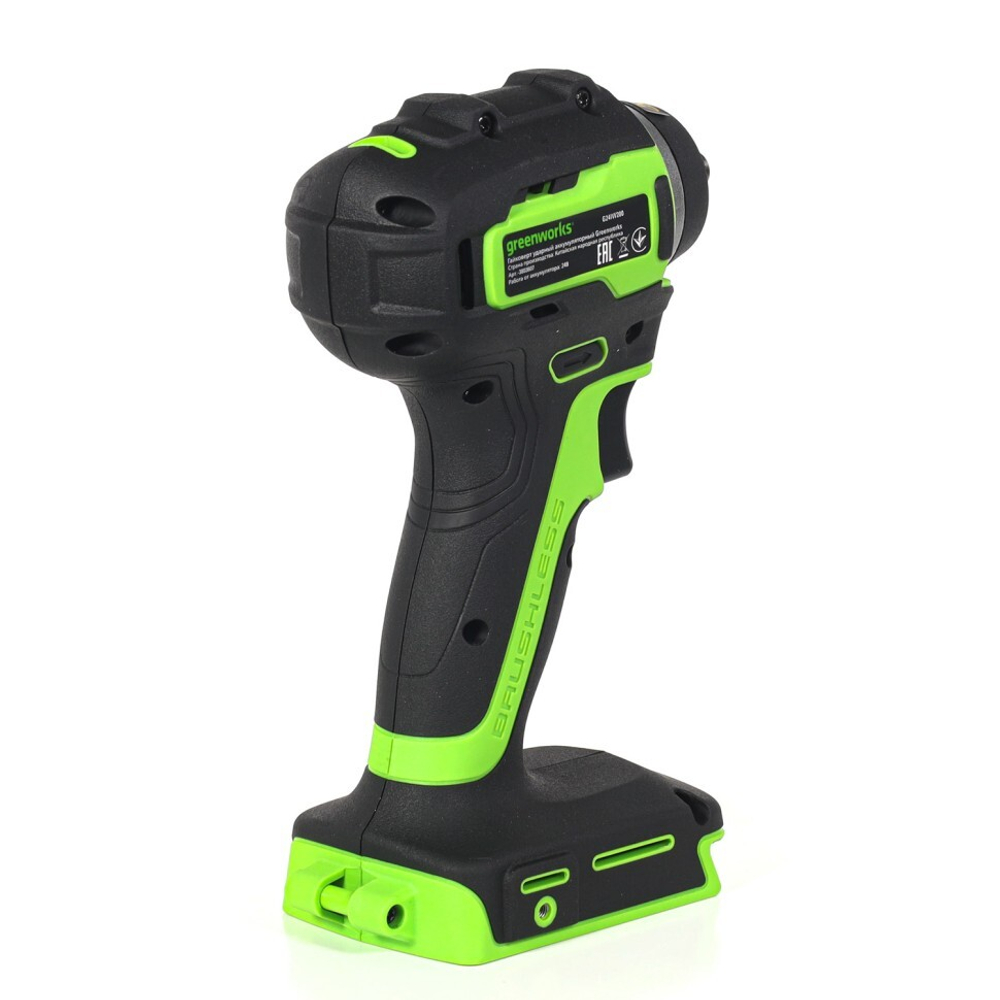Гайковерт аккумуляторный ударный 24V Greenworks G24IW200 200Нм б/щ без АКБ и ЗУ