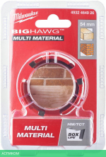 Коронка Milwaukee Big Hawg 54мм (4932464926)