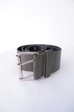 Ремень темный базовый, новый