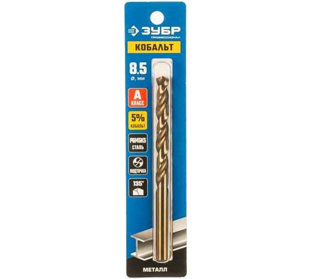 Сверло по металлу КОБАЛЬТ