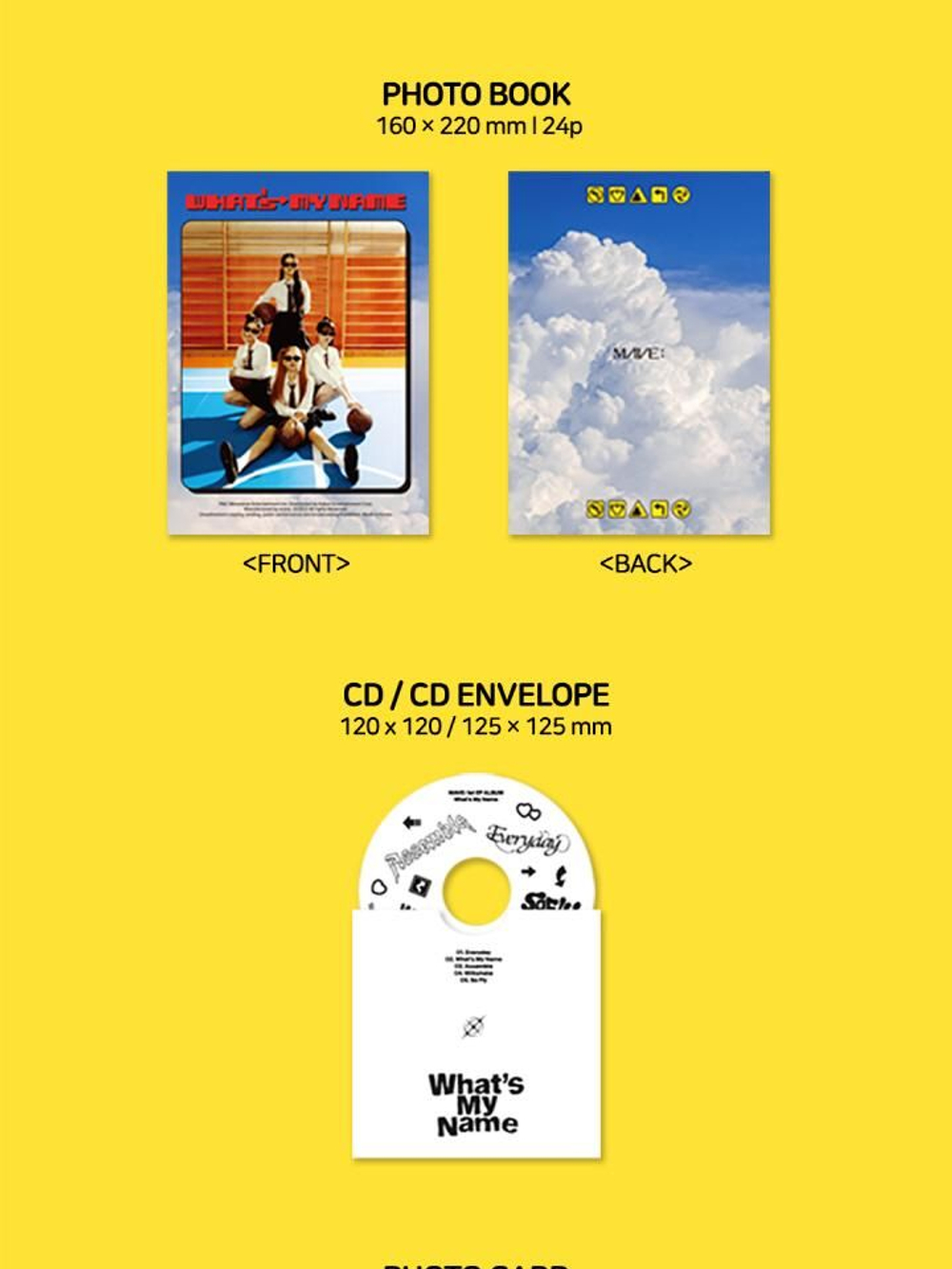 Альбом MAVE: - WHAT'S MY NAME 1st EP Album