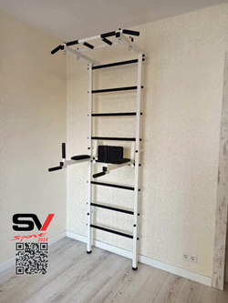 Монтаж шведской стенки Sv Sport в бетонные, кирпичные стены