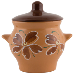 Горшок 0,65 л для жаркого "Цветы". 006692-SK