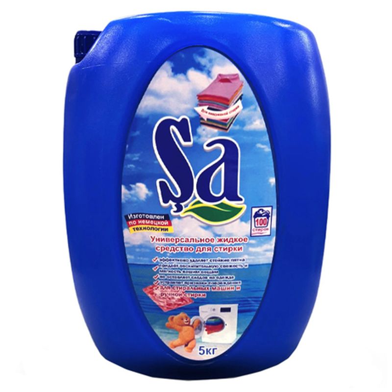 Порошок стиральный Sa жидкий для цветного белья 5 кг/кан