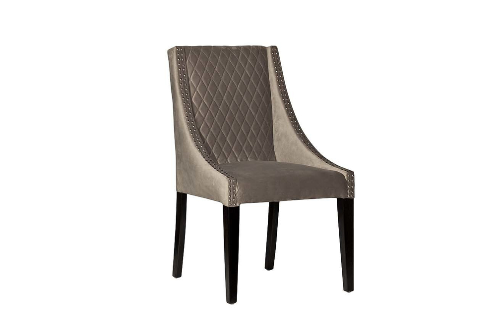 Стул велюровый серо-бежевый (HD2202-624) Garda Decor