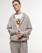 Zip-Up Hoodie LOGO Drizzle